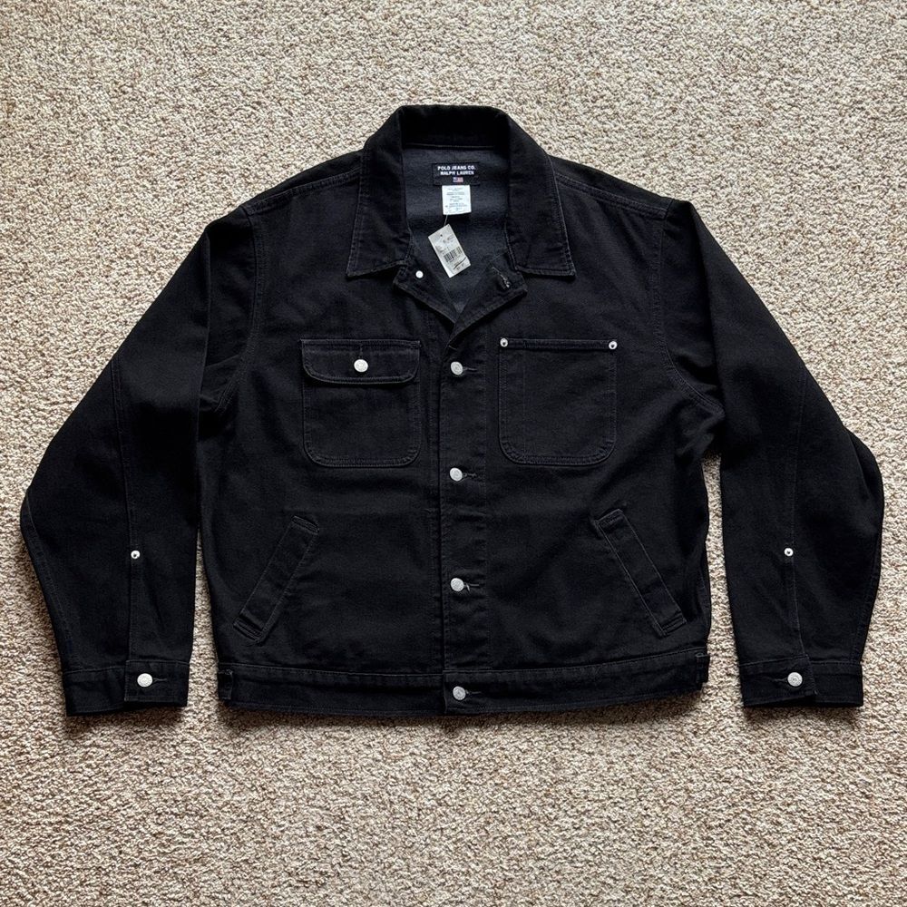 VTG 90’s Y2K Deadstock Polo Jeans Co. Ralph Lauren RL Oversize Denim Jacket